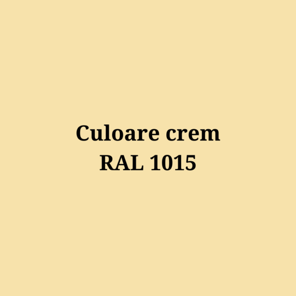 Cădiță de duș Gloria, Crem, cu sifon inclus - imagine 7