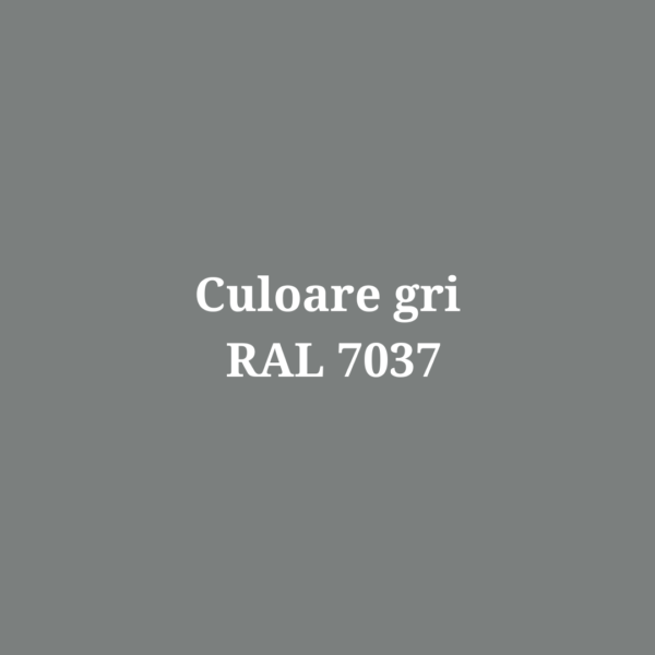 Cădiță de duș Serena, gri, cu sifon inclus - imagine 4
