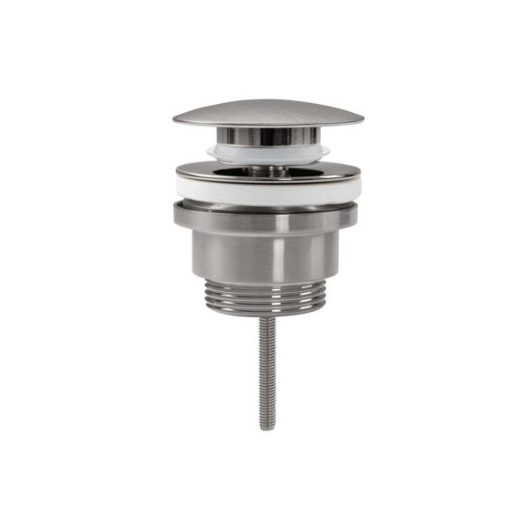 Supapă de clic pentru chiuvetă din alamă Ø66 mm 1" 1/4 PVD Nichel periat