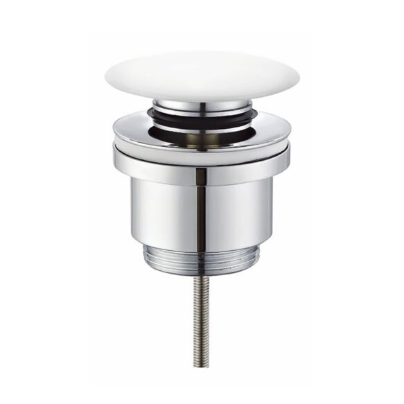 Supapă de clic alamă chiuvetă Ø66 mm 1" 1/4 Porțelan crom