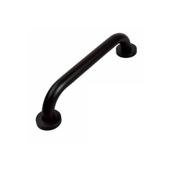 Mâner drept negru mat Ø25 de 25 cm