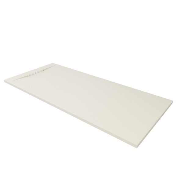 Cădiță de duș Dalia, Crem, cu sifon inclus - 80x80x3cm