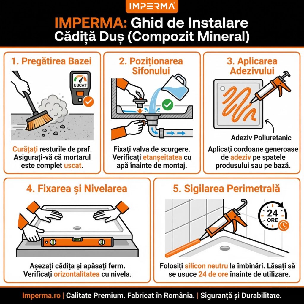 Infografic Imperma Instalare cadita de dus 1